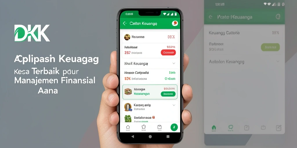 Antarmuka DKK yang ramah pengguna untuk Catatan Keuangan.