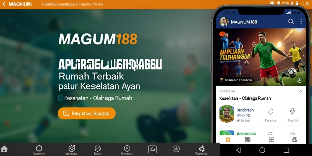 Tampilan antarmuka aplikasi MAGNUM188 yang user-friendly untuk Olahraga Rumah.