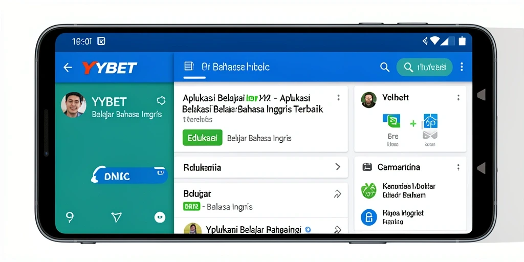 Antarmuka aplikasi YYBET dengan fitur belajar bahasa Inggris yang menarik.