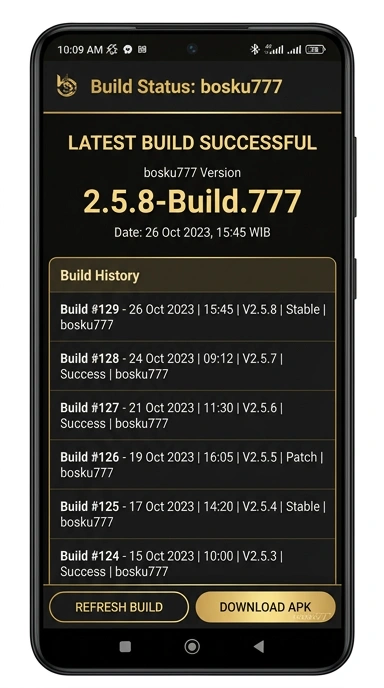Riwayat Versi Aplikasi bosku777 untuk Pengguna Android